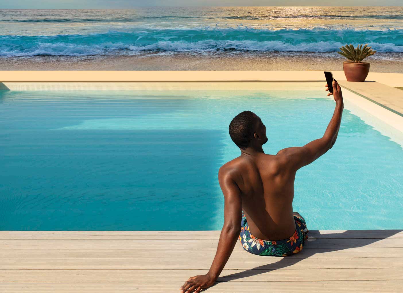 Artistic View of Swimming Pool