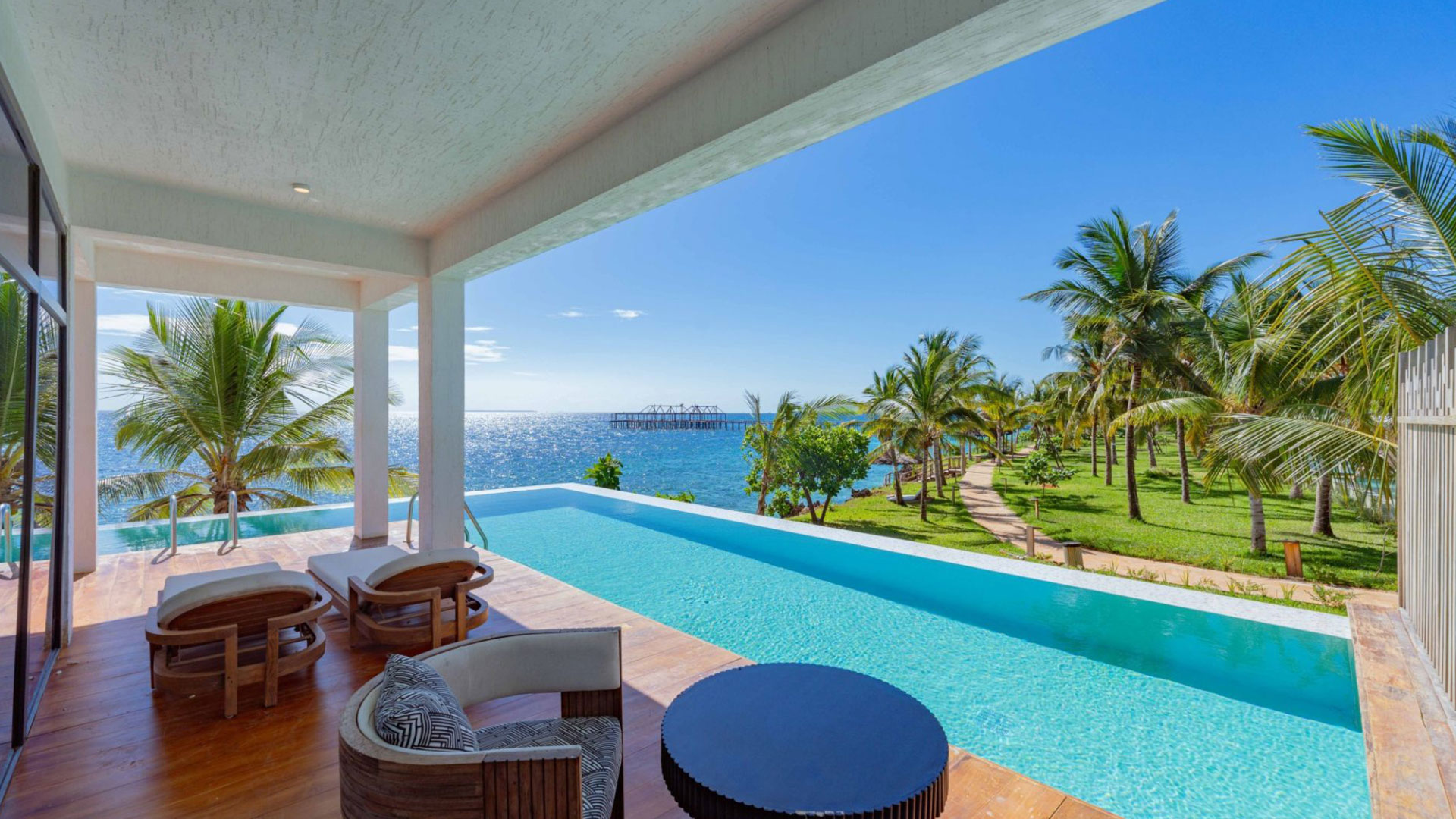 Private Pool view from Patio